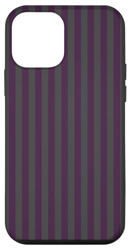 Purple and Gray Stripes Geometric Vertical Lines Gothic Hülle für iPhone 12 mini Purple and Gray Stripes Geometric Vertical Lines Gothic Hülle für iPhone 12 mini von Annalisse Striped Creations