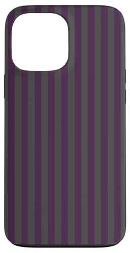 Purple and Gray Stripes Geometric Vertical Lines Gothic Hülle für iPhone 13 Pro Max Purple and Gray Stripes Geometric Vertical Lines Gothic Hülle für iPhone 13 Pro Max von Annalisse Striped Creations
