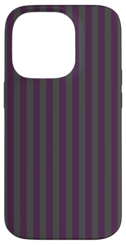 Purple and Gray Stripes Geometric Vertical Lines Gothic Hülle für iPhone 14 Pro Purple and Gray Stripes Geometric Vertical Lines Gothic Hülle für iPhone 14 Pro von Annalisse Striped Creations