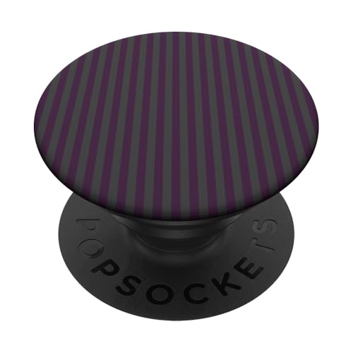 Purple and Gray Stripes Geometric Vertical Lines Gothic PopSockets Klebender PopGrip Purple and Gray Stripes Geometric Vertical Lines Gothic PopSockets Klebender PopGrip von Annalisse Striped Creations