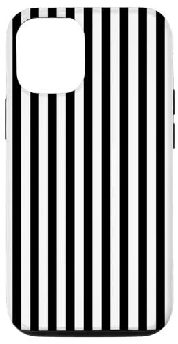 White and Black Stripes Geometric Vertical Lines Pattern Hülle für iPhone 12/12 Pro White and Black Stripes Geometric Vertical Lines Pattern Hülle für iPhone 12/12 Pro von Annalisse Striped Creations