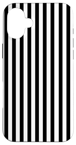 White and Black Stripes Geometric Vertical Lines Pattern Hülle für iPhone 16 Plus White and Black Stripes Geometric Vertical Lines Pattern Hülle für iPhone 16 Plus von Annalisse Striped Creations