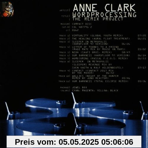 Wordprocessing von Anne Clark