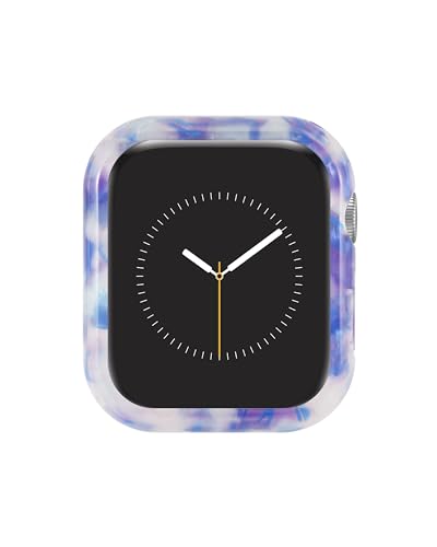 Anne Klein Damen Acetat Fashion Bumper für Apple Watch Secure, Apple Watch Bumper, Blau/Weiß, 41mm, WK-2008BLUE41 Anne Klein Damen Acetat Fashion Bumper für Apple Watch Secure, Apple Watch Bumper, Blau/Weiß, 41mm, WK-2008BLUE41 von Anne Klein