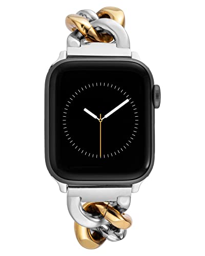 Anne Klein Fashion Chain Bracelet for Apple Watch, Secure, Adjustable, Apple Watch Replacement Band, Fits Most Wrists Two Tone 42/44/45/Ultra/Ultra 2 Anne Klein Fashion Chain Bracelet for Apple Watch, Secure, Adjustable, Apple Watch Replacement Band, Fits Most Wrists Two Tone 42/44/45/Ultra/Ultra 2 von Anne Klein