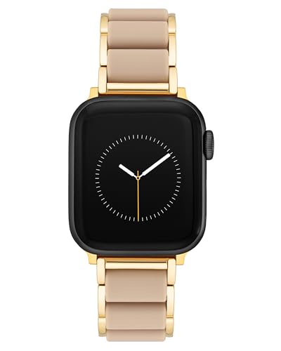 Anne Klein Modisches Silikon-Armband für Apple Watch, sicher, verstellbar, Apple Watch Ersatzband, passend für die meisten Handgelenke, Grau, grau von Anne Klein
