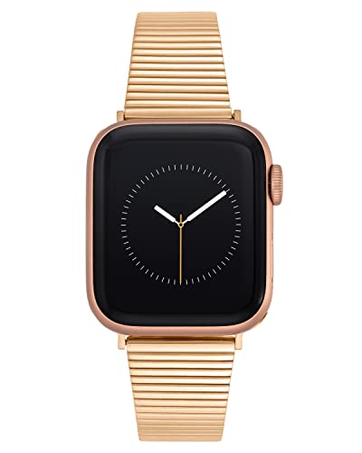 Anne Klein WK/1032RGRG38 Edelstahl-Armband für Apple Watch, sicher, verstellbar, passend für die meisten Handgelenke, Rotgold, 38/40/41 mm, WK/1032RGRG38, rose gold, 38/40/41mm, WK/1032RGRG38 von Anne Klein