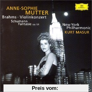 Brahms: Violinkonzert / Schumann: Fantasie op. 131 von Anne-Sophie Mutter