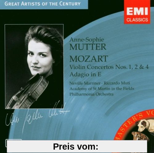 Violinkonzerte 1,2 & 4 von Anne-Sophie Mutter