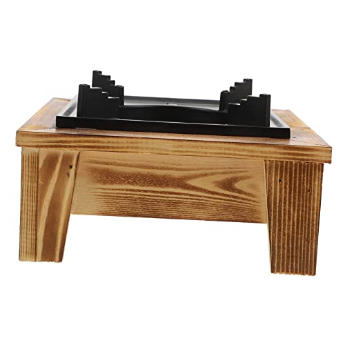 Anneome 1 Satz Alkohol Herd Indoor-grillofen Campingkocher Tragbarer Grillofen Camping Topfheizung Japanischer Grill Kleiner Tischgrill Grillkochherd Reisekocher Gasherde Drinnen Holz von Anneome
