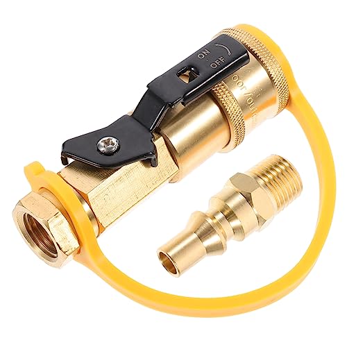 Anneome 1Stück Messing Röhreradapter für Gasleitungen Langlebiger Schlauchadapter für Gasgrill Heizgeräte Campingkocher Einfacher für Niederdrucksysteme Anneome 1Stück Messing Röhreradapter für Gasleitungen Langlebiger Schlauchadapter für Gasgrill Heizgeräte Campingkocher Einfacher für Niederdrucksysteme von Anneome