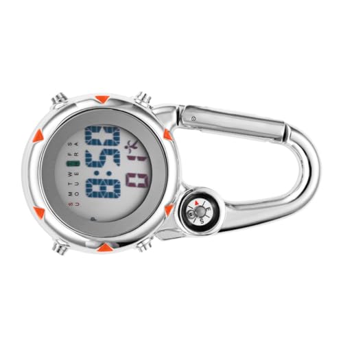 Anneome 1Stück Multifunktionale Karabineruhr mit Kompass wasserdichte und Stoßfeste Uhr für Outdoor Aktivitäten für Bergsteigen Anneome 1Stück Multifunktionale Karabineruhr mit Kompass wasserdichte und Stoßfeste Uhr für Outdoor Aktivitäten für Bergsteigen von Anneome