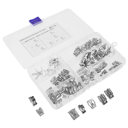Anneome 70 Stück Auto Innenraum Befestigungskarten Zierklammern Karosserie Kits Auto Clips Auto Armaturenbrett Clips Stoßstangen Halteklammern Kfz Teile Clips Kfz Autoteile Kfz von Anneome