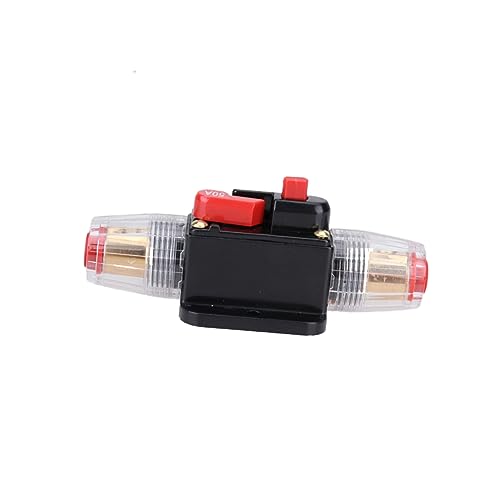 Anneome Wasserdichtem Sicherungshalter Leistungsschalter Reset-Sicherung Leistungsschalter Sicherung Leistungsschalter-Reset-Sicherung 60a von Anneome