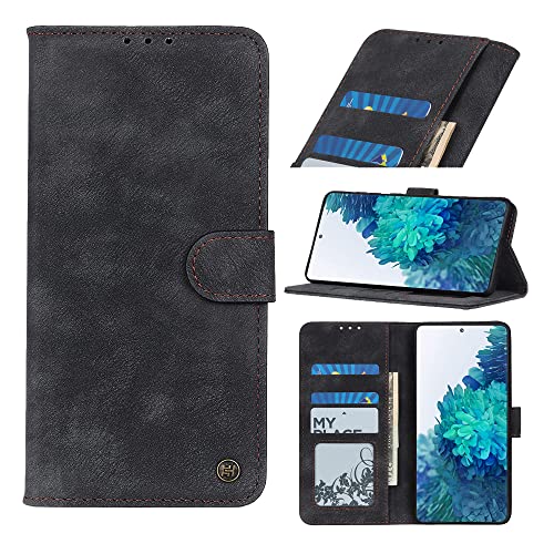 AnnhanT Handyhülle für Samsung Galaxy S20 FE Hülle, Samsung Galaxy S20 FE lederhülle, [Kartenfäche,Standfunktion], schutzhülle Flip Case für Samsung Galaxy S20 FE case -Schwarz von AnnhanT