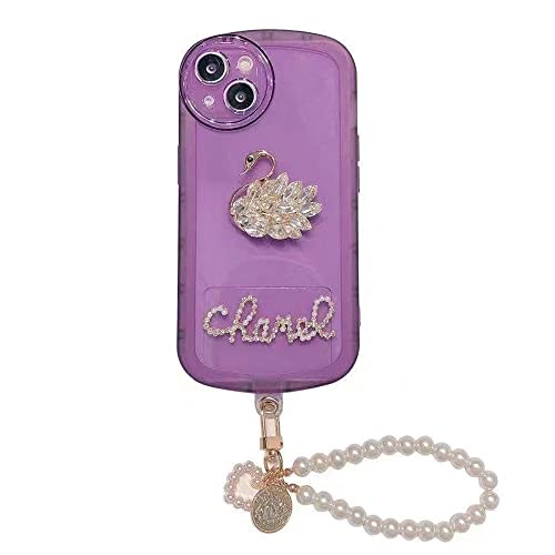 AnnhanT Handyhülle für iPhone 14 Pro Hülle, iPhone 14 Pro Handyhülle mit Handykette, Harte PC Anti-Scratch Schutzhülle für iPhone 14 Pro Case für Frauen und Mädchen von AnnhanT