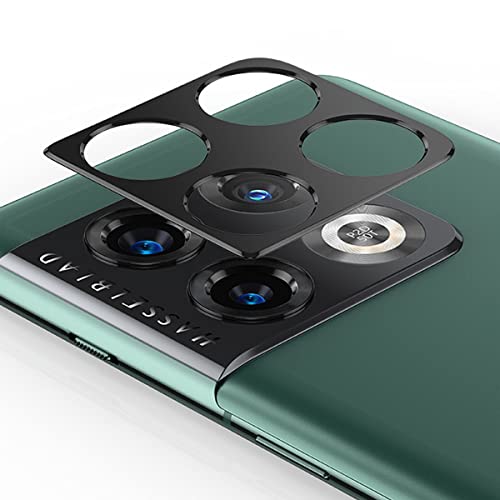 AnnhanT Kameraschutz für OnePlus 10 Pro Kamera [1 Stück], [Aluminiumlegierungsrahmen/Kratzfest] Metall kameraschutz für OnePlus 10 Pro - Schwarz von AnnhanT