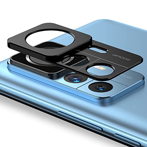AnnhanT Kameraschutz für Xiaomi 12T Pro Kamera [1 Stück], [Aluminiumlegierungsrahmen/Kratzfest] Metall kameraschutz für Xiaomi 12T Pro - Schwarz von AnnhanT