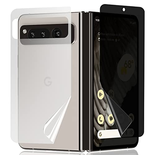 AnnhanT Schutzfolie für Google Pixel Fold Sichtschut Weich TPU Folie 1 Stück + Google Pixel Fold Rückseite Schutzfolie [1 Stück] - Anti-Spy/Vollständige Abdeckung/nicht Panzer Schutz Glas von AnnhanT