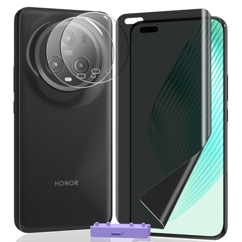AnnhanT Schutzfolie für Honor Magic 5 Pro, 1 Stück [Nicht-Glas] Sichtschut Schutzfolie Flexible TPU-Folie mit 2 Stück Kameraschutz. Kratzfest, Anti-Spy Folie für Honor Magic 5 Pro Schutzfolie von AnnhanT