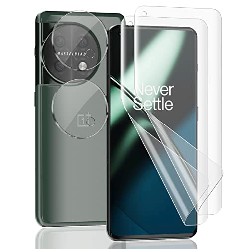 AnnhanT Schutzfolie für OnePlus 11 Weich TPU Folie 2 Stück + für OnePlus 11 Panzer Schutz Glas Kameraschutz 2 Stück - HD Vollständige Abdeckung AnnhanT Schutzfolie für OnePlus 11 Weich TPU Folie 2 Stück + für OnePlus 11 Panzer Schutz Glas Kameraschutz 2 Stück - HD Vollständige Abdeckung von AnnhanT