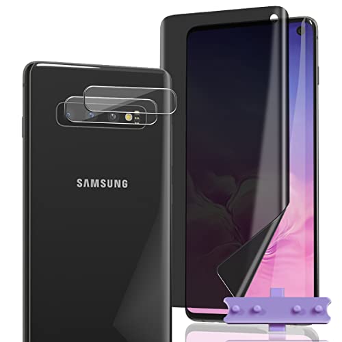AnnhanT Schutzfolie für Samsung galaxy S10 4G Sichtschut Weich TPU Folie 1 Stück + für galaxy S10 4G Panzer Schutz Glas Kameraschutz 2 Stück - Anti-Spy Displayschutz Einfache Montage für galaxy S10 4G AnnhanT Schutzfolie für Samsung galaxy S10 4G Sichtschut Weich TPU Folie 1 Stück + für galaxy S10 4G Panzer Schutz Glas Kameraschutz 2 Stück - Anti-Spy Displayschutz Einfache Montage für galaxy S10 4G von AnnhanT