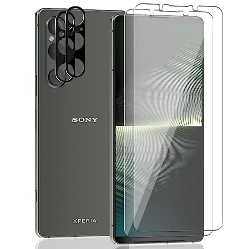 AnnhanT Displayschutz aus Hartglas für Sony Xperia 1 V, Sony Xperia 1 V. Enthält 2 Displayschutzfolien und 2 Stück Rückseitenschutz, kratzfest AnnhanT Displayschutz aus Hartglas für Sony Xperia 1 V, Sony Xperia 1 V. Enthält 2 Displayschutzfolien und 2 Stück Rückseitenschutz, kratzfest von AnnhanT