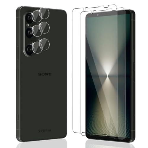AnnhanT Schutzfolie für Sony Xperia 1 VI - 2 Stück Panzer Schutz Glas und 2 Stück Kameraschutz, 9H Kratzfest Panzerfolie Displayschutz AnnhanT Schutzfolie für Sony Xperia 1 VI - 2 Stück Panzer Schutz Glas und 2 Stück Kameraschutz, 9H Kratzfest Panzerfolie Displayschutz von AnnhanT
