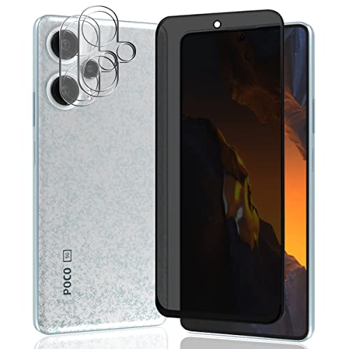 AnnhanT Schutzfolie für Xiaomi POCO F5 Panzer Schutz Glas für Sichtschut 1 Stück + Xiaomi POCO F5 Kameraschutz Schutzglas 2 Stück - 9H Panzerfolie/Anti-Spy AnnhanT Schutzfolie für Xiaomi POCO F5 Panzer Schutz Glas für Sichtschut 1 Stück + Xiaomi POCO F5 Kameraschutz Schutzglas 2 Stück - 9H Panzerfolie/Anti-Spy von AnnhanT