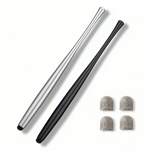 2er Pack Touch Pens mit 4 Ersatzspitzen, Hochpräzise Eingabestifte Kompatibel mit iPhone, iPad, mit Samsung Galaxy Tab, Surface, Lenovo, Huawei, Xiaomi, Chromebook - Für iOS und Android Geräte 2er Pack Touch Pens mit 4 Ersatzspitzen, Hochpräzise Eingabestifte Kompatibel mit iPhone, iPad, mit Samsung Galaxy Tab, Surface, Lenovo, Huawei, Xiaomi, Chromebook - Für iOS und Android Geräte von Annlpoy
