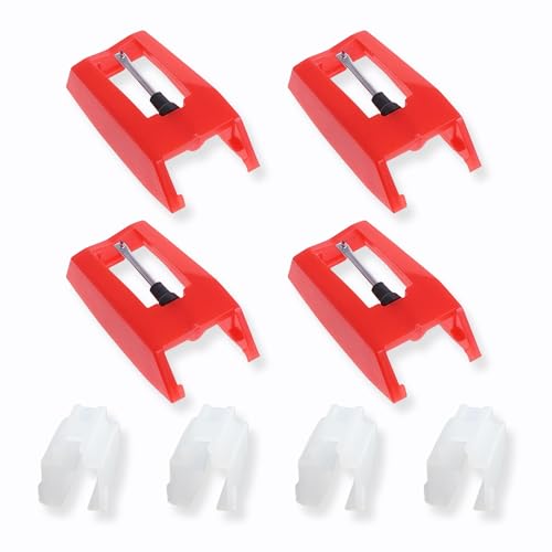 4er Set Ersatznadeln für Plattenspieler – Universelle Plattenspieler-Nadeln aus hochwertigem ABS und Aluminium, Kompatibel mit Vielen Plattenspielermodellen, für Musikliebhaber und Vinyl-Sammler 4er Set Ersatznadeln für Plattenspieler – Universelle Plattenspieler-Nadeln aus hochwertigem ABS und Aluminium, Kompatibel mit Vielen Plattenspielermodellen, für Musikliebhaber und Vinyl-Sammler von Annlpoy