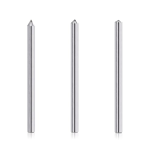 Diamant-Gravur-Bit, 1/8-Zoll-Schaft CNC-Fräser-Bit 60/90/120 Dregrees Schnitzwerkzeug Fräser für Metallstein Diamant-Gravur-Bit, 1/8-Zoll-Schaft CNC-Fräser-Bit 60/90/120 Dregrees Schnitzwerkzeug Fräser für Metallstein von AnoleX