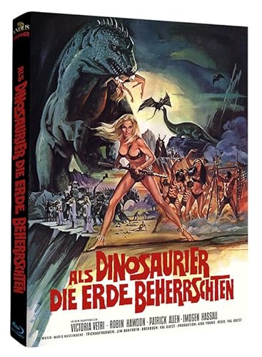 Als Dinosaurier die Erde beherrschten - Mediabook - Cover B - LImited Edition - HAMMER EDITION NR. 43 [Blu-ray] von Anolis Entertainment