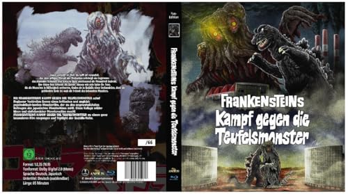 Frankensteins Kampf gegen die Teufelsmonster ( Gojira tai Hedora / Godzilla vs. Hedorah - the Smog Monster ) Limited 66er Anolis Godzilla Fan Edition Blu-Ray von Anolis Entertainment