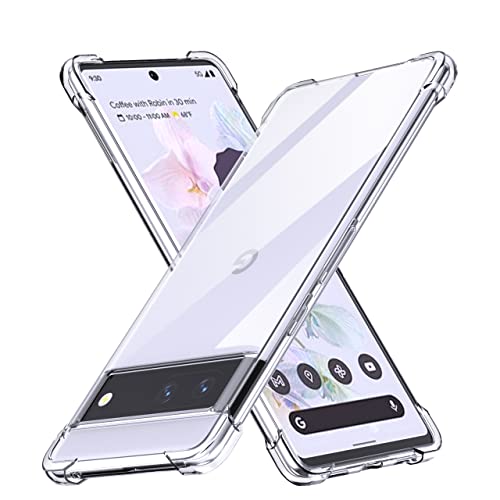 Anoowkoa Handyhülle Google Pixel 7 Hülle CASE Cover[Transparent Silikon Handy Hüllen] [Stoßfest Kratzfest ] Dünne Durchsichtige TPU Schutzhülle von Anoowkoa