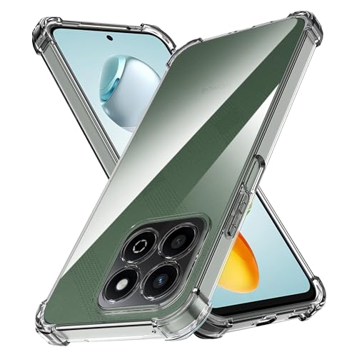 Anoowkoa Handyhülle Honor 200 Smart Hülle CASE Cover[Transparent Silikon Handy Hüllen] [Stoßfest Kratzfest ] Dünne Durchsichtige TPU Schutzhülle von Anoowkoa