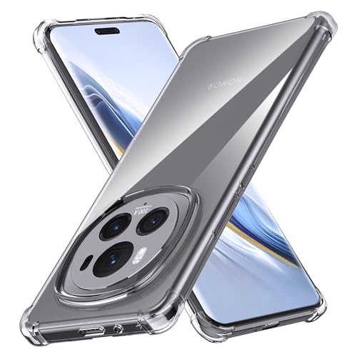 Anoowkoa Handyhülle Honor Magic 6 Pro Hülle CASE Cover[Transparent Silikon Handy Hüllen] [Stoßfest Kratzfest ] Dünne Durchsichtige TPU Schutzhülle von Anoowkoa