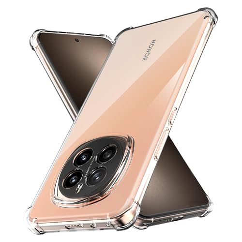 Anoowkoa Handyhülle Honor Magic 7/Honor Magic7 5G Hülle CASE Cover[Transparent Silikon Handy Hüllen] [Stoßfest Kratzfest ] Dünne Durchsichtige TPU Schutzhülle von Anoowkoa