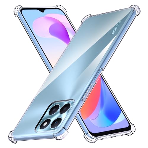 Anoowkoa Handyhülle Honor X6a Hülle CASE Cover[Transparent Silikon Handy Hüllen] [Stoßfest Kratzfest ] Dünne Durchsichtige TPU Schutzhülle von Anoowkoa