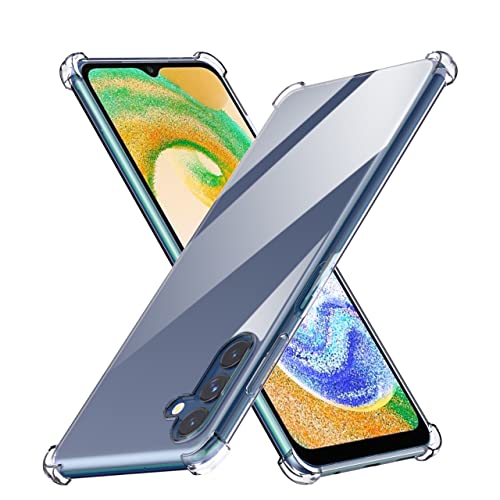 Anoowkoa Handyhülle Kompatibel mit Samsung Galaxy A04s Hülle CASE Cover[Transparent Silikon Handy Hüllen] [Stoßfest Kratzfest ] Dünne Durchsichtige TPU Schutzhülle von Anoowkoa