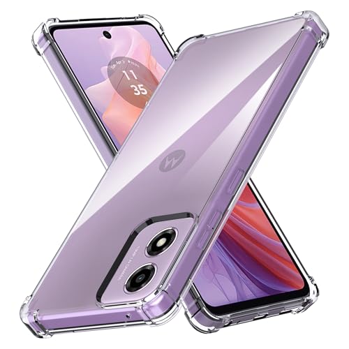 Anoowkoa Handyhülle Moto E14 Hülle CASE Cover[Transparent Silikon Handy Hüllen] [Stoßfest Kratzfest ] Dünne Durchsichtige TPU Schutzhülle von Anoowkoa