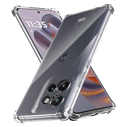 Anoowkoa Handyhülle Moto Edge 50 Neo Hülle CASE Cover[Transparent Silikon Handy Hüllen] [Stoßfest Kratzfest ] Dünne Durchsichtige TPU Schutzhülle von Anoowkoa