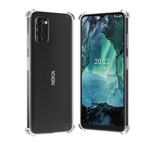 Anoowkoa Handyhülle Nokia G11/G21 Hülle [Transparent Silikon Handy Hüllen] [Stoßfest Kratzfest ] [Shock Absorption Schutzhülle] Dünne Durchsichtige TPU Schutzhülle von Anoowkoa