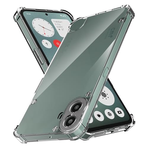 Anoowkoa Handyhülle Nothing CMF Phone 1 Hülle CASE Cover[Transparent Silikon Handy Hüllen] [Stoßfest Kratzfest ] Dünne Durchsichtige TPU Schutzhülle von Anoowkoa