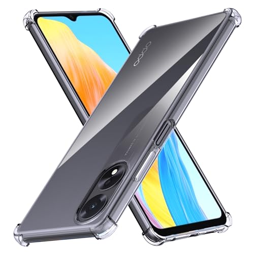 Anoowkoa Handyhülle Oppo A18/OPPO A38 Hülle CASE Cover[Transparent Silikon Handy Hüllen] [Stoßfest Kratzfest ] Dünne Durchsichtige TPU Schutzhülle von Anoowkoa