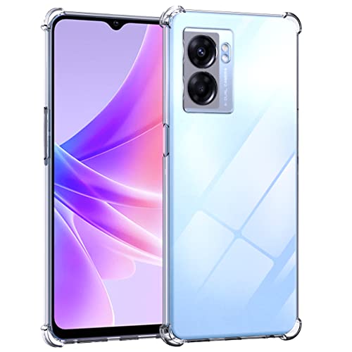 Anoowkoa Handyhülle Oppo A77 5G Hülle [Transparent Silikon Handy Hüllen] [Stoßfest Kratzfest ] [Shock Absorption Schutzhülle] Dünne Durchsichtige TPU Schutzhülle von Anoowkoa