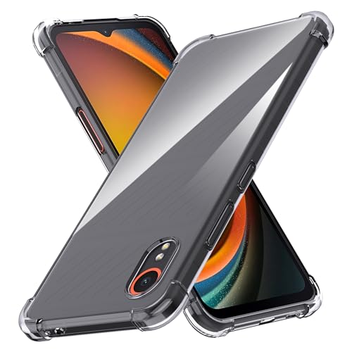 Anoowkoa Handyhülle Samsung Galaxy Xcover 7 Hülle CASE Cover[Transparent Silikon Handy Hüllen] [Stoßfest Kratzfest ] Dünne Durchsichtige TPU Schutzhülle von Anoowkoa