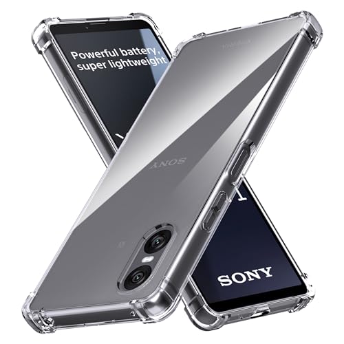 Anoowkoa Handyhülle Sony Xperia 10 VI 5G Hülle CASE Cover[Transparent Silikon Handy Hüllen] [Stoßfest Kratzfest ] Dünne Durchsichtige TPU Schutzhülle von Anoowkoa
