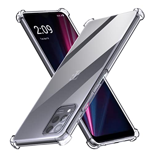 Anoowkoa Handyhülle T-Mobile Revvl 6 Pro 5G Hülle [Transparent Silikon Handy Hüllen] [Stoßfest Kratzfest ] Dünne Durchsichtige TPU Schutzhülle von Anoowkoa