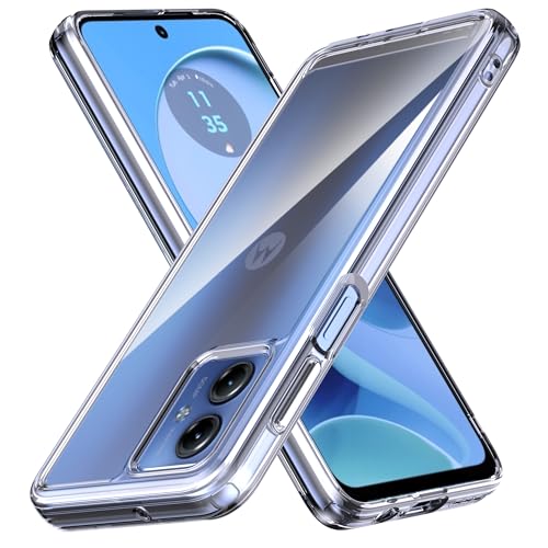 Anoowkoa Handyhülle für Motorola Moto G14 Hülle CASE Cover[Stoßfeste TPU und PC Hybrid Durchsichtige Handyhülle ] Dünne Durchsichtige TPU Schutzhülle von Anoowkoa